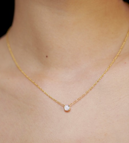 다이아몬드 에센셜 라지 목걸이 (41-46cm)